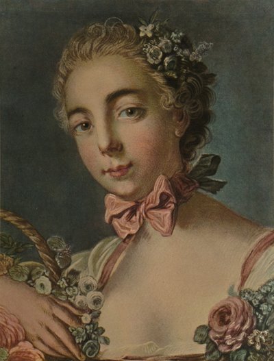 La Tete De Flore Madame Deshayes by Louis Marin Bonnet