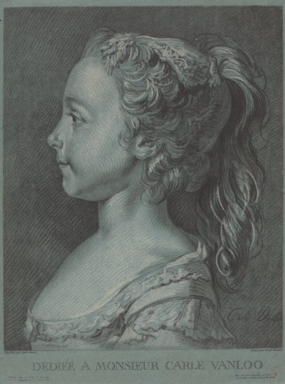 Marie-Rosalie Vanloo, c. 1764 by Louis Marin Bonnet