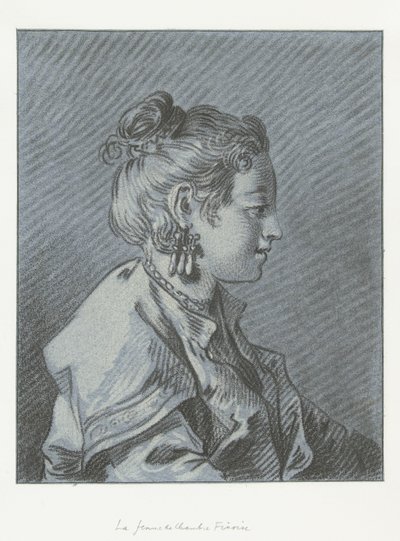 Portrait of a Finnish Chambermaid by Louis Marin Bonnet