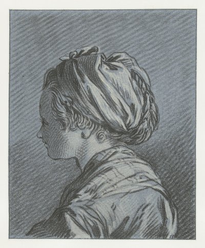 Portrait of a Moscow Maid by Louis Marin Bonnet