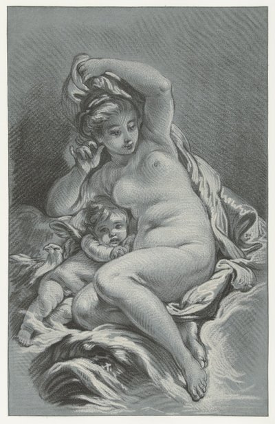 Venus and Cupid by Louis Marin Bonnet
