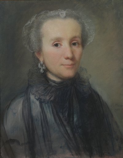 Portrait of a Woman from Polish Nobility, 1776 by Louis Marteau