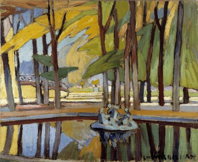 Basin in the Park of Versailles by Louis Mathieu Verdilhan by Louis Mathieu Verdilhan