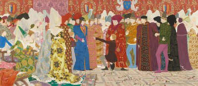 Her Appeal to the Dauphin Joan of Arc series: II by Louis Maurice Boutet de Monvel