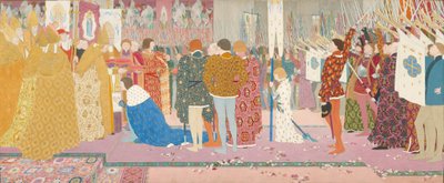 The Crowning at Rheims of the Dauphin Joan of Arc series: V by Louis Maurice Boutet de Monvel
