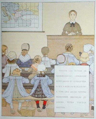 The Pupils of Mademoiselle Genseigne, illustration from 