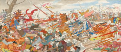 The Turmoil of Conflict (Joan of Arc series: IV), c. late 1909-early 1913 by Louis Maurice Boutet de Monvel