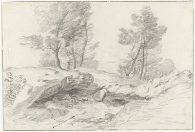 Grotte delle Capre at the Border of Nemorosa and Fredda (Voyage en Italie, en Sicile et à Malte - 1778) by Louis Mayer