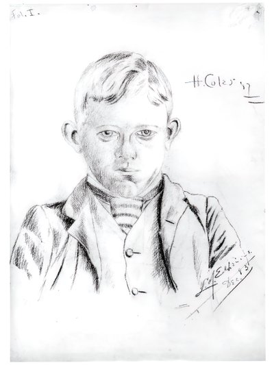 Portrait of Howard L. Coles, December, 1883 by Louis Michel Eilshemius