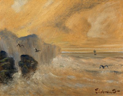 Rocky Seashore, late 19th-early 20th century by Louis Michel Eilshemius