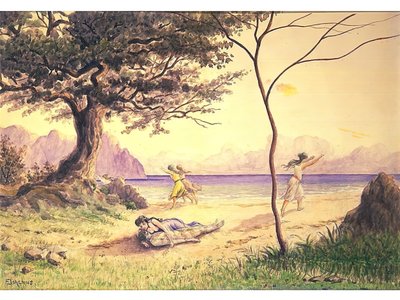 The Rescue, c. 1900 by Louis Michel Eilshemius