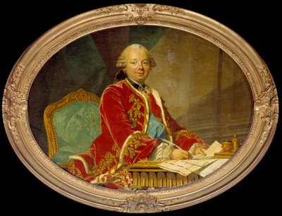 Portrait of Etienne Francois, Duke of Choiseul Stainville by Louis Michel van Loo
