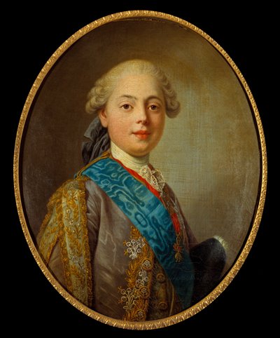 Portrait of Louis XVIII, King of France by Louis Michel van Loo