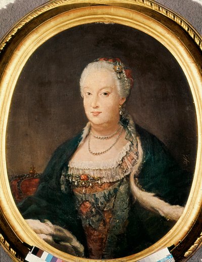 Barbara de Braganza, Queen of Spain by Louis Michel van Loo