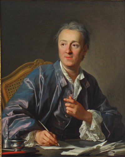 Portrait of Denis Diderot, 1713-1784, 1767 by Louis Michel van Loo