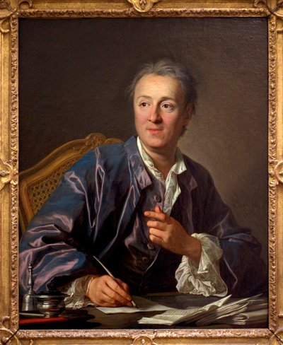 Portrait of Denis Diderot by Louis Michel van Loo