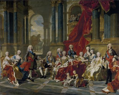 The Family of Philip V, King of Spain by Louis Michel van Loo