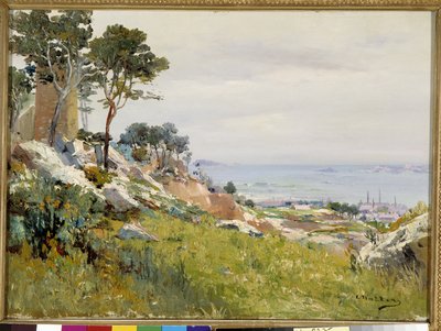 View of the Friuli Islands from the Heights of Madrague by Louis Nattero