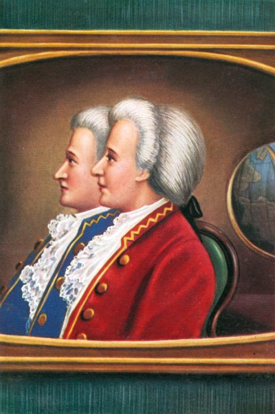 The Montgolfier brothers Joseph by Louis Nicolas van (after) Blarenberghe