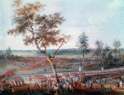Siege of Yorktown on the 19 October 1781 (detail) by Louis Nicolas van Blarenberghe