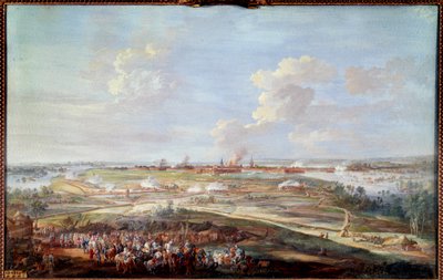 View of the Siege of Menin by Louis XV by Louis Nicolas van Blarenberghe