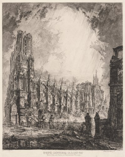 Rheims Cathedral and Ruins of Archbishop