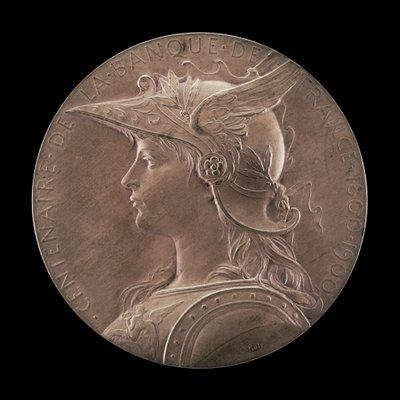 Centennial of the Bank of France, 1800-1900 [obverse], 1900 by Louis Oscar Roty