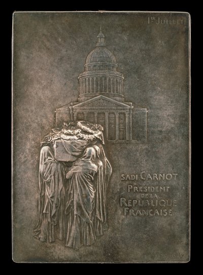 The Body of President Sadi Carnot Borne to the Panthéon [obverse], 1894 by Louis Oscar Roty