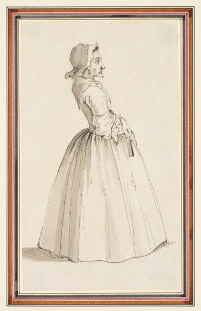 Standing Woman, Facing Right by Louis Philippe Boitard