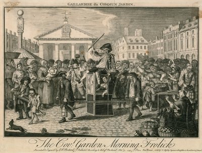 The Covent Garden morning frolic by Louis Philippe Boitard