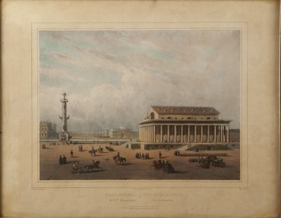 Stock Exchange in Saint Petersburg, End 1840s by Louis Pierre Alphonse Bichebois