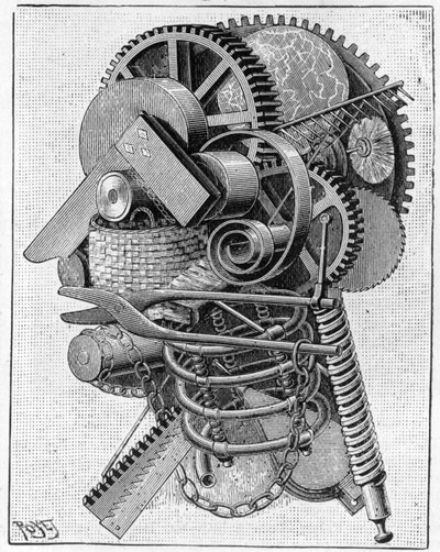 The Head of an Inventor, 1893 by Louis Poyet