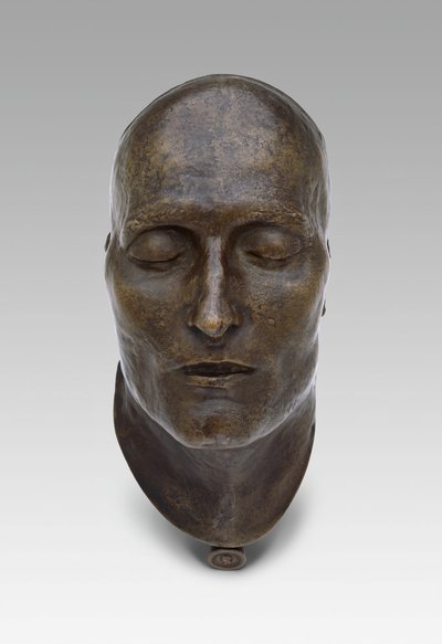 Death Mask of Napoleon, Modeled 1821 Cast 1833 by Louis Richard