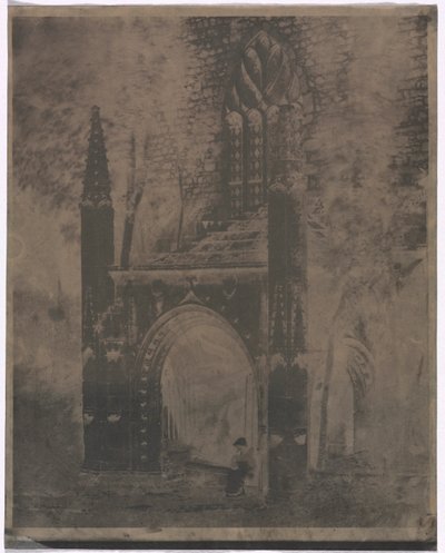 Fountain of Notre Dame at Saint-Brieuc, Brittany, c. 1853 by Louis Rémy Robert