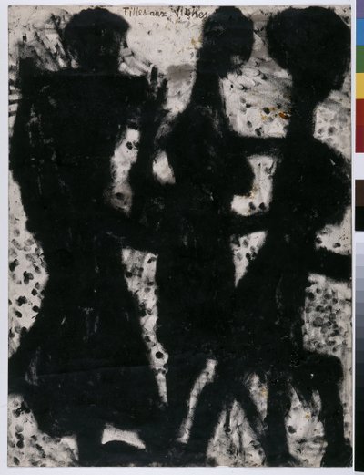 Girls in the vineyards by Louis Soutter