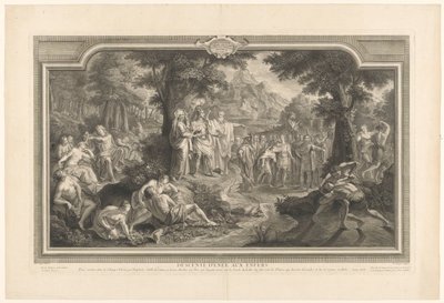 Descent of Aeneas to the Underworld by Louis Surugue