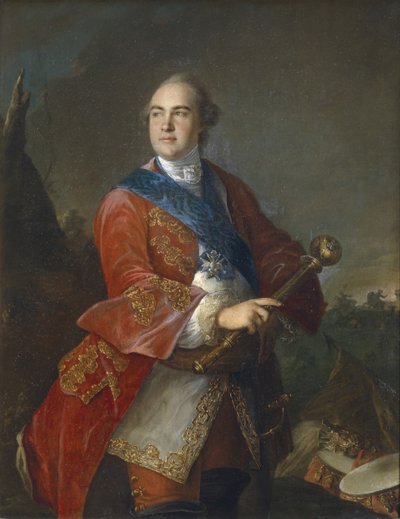 Portrait of Count Kirill Razumovsky 1728-1803, the Last Hetman of Ukraine, 1758 by Louis Tocqué