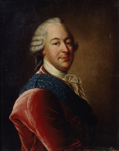 Portrait of Count Mikhail Illarionovich Vorontsov, Mid 18th century by Louis Tocqué