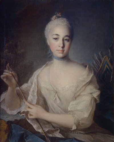 Portrait of Countess Anna Vorontsova, ca 1758 by Louis Tocqué