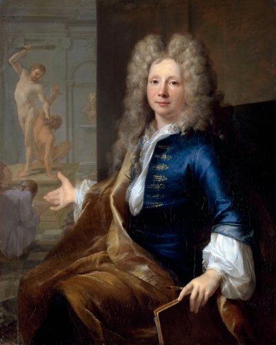 Portrait of Louis Boullogne the Younger by Louis Tocqué