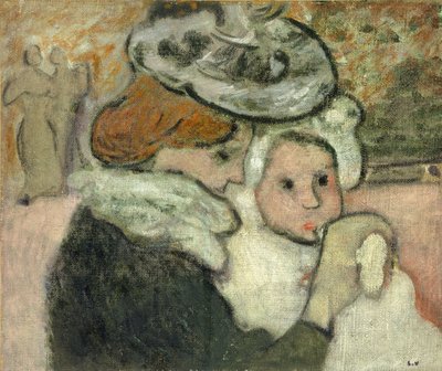 Mother and Child (Mme Valtat and her son, Jean) by Louis Valtat