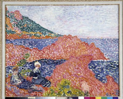 Red Rocks at Agay, Tip of Cap Roux by Louis Valtat