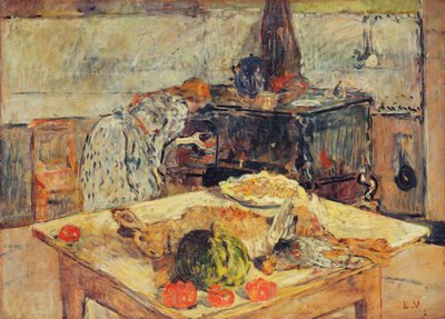 The Kitchen by Louis Valtat