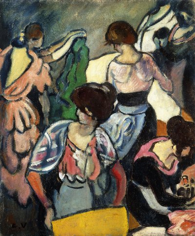 The Sewing Room by Louis Valtat