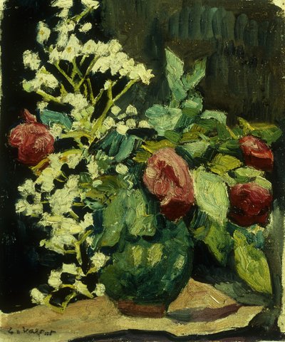Vase of Roses by Louis Valtat