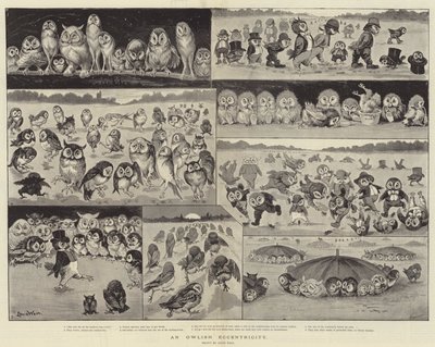 An Owlish Eccentricity by Louis Wain