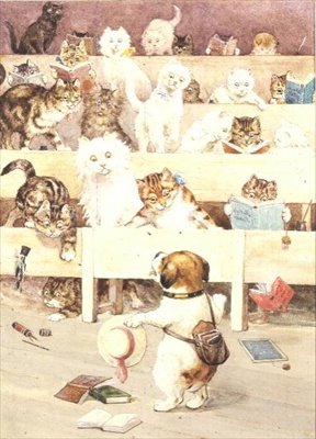 In the Wrong Class by Louis Wain