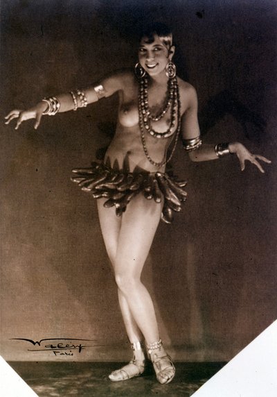 Josephine Baker and Bananas by Louis Walery