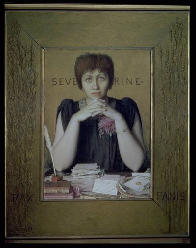 Portrait of Severine (Caroline Remy) by Louis Welden Hawkins