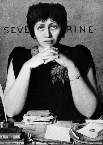 Severine (Caroline Remy) French writer, feminist, journalist by Louis Welden Hawkins